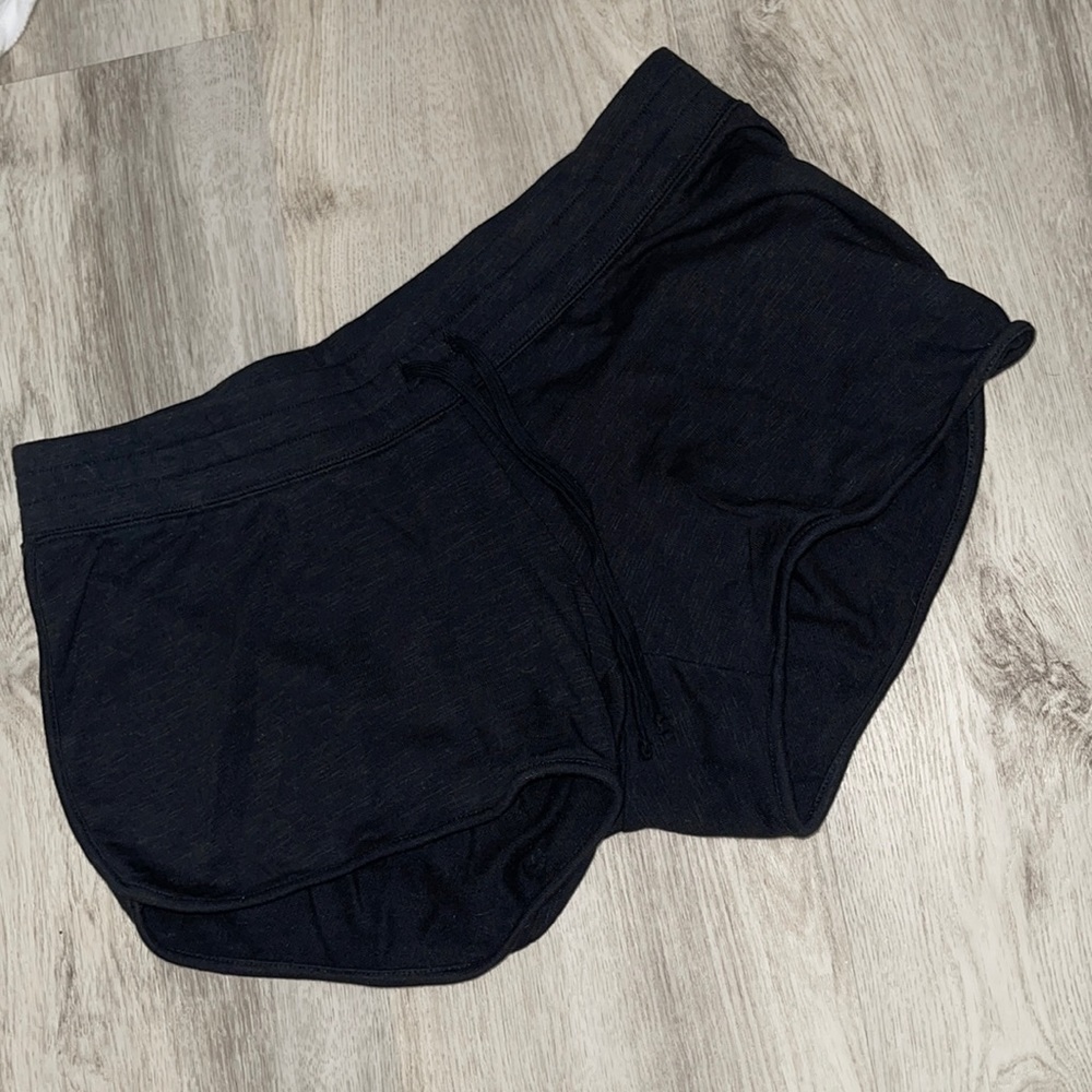 Motherhood Maternity French Terry Black Short